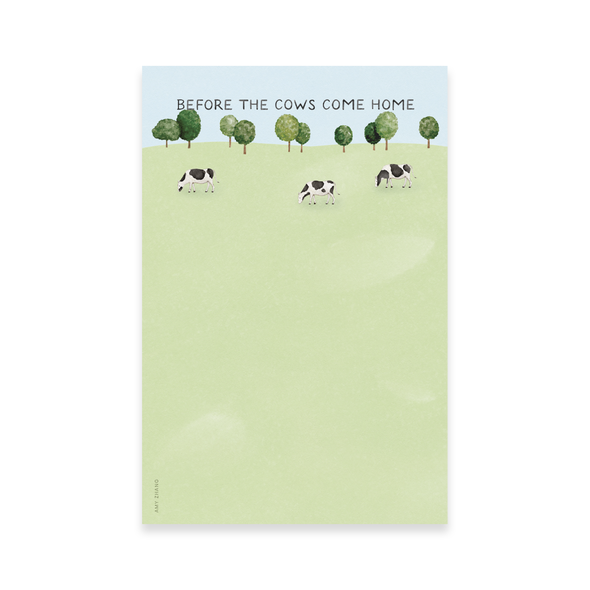 Before The Cows Come Home List Notepad
