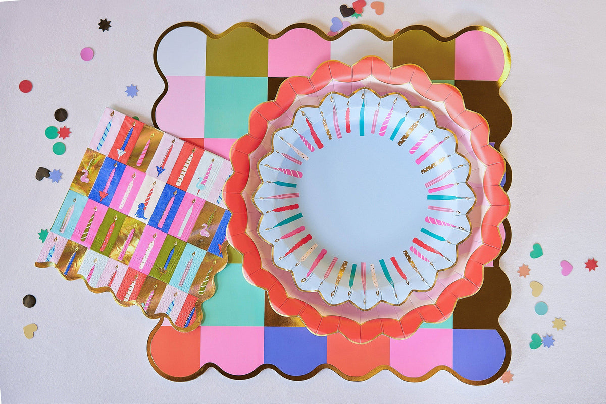 Birthday Wishes Dessert Plates (10 ct)