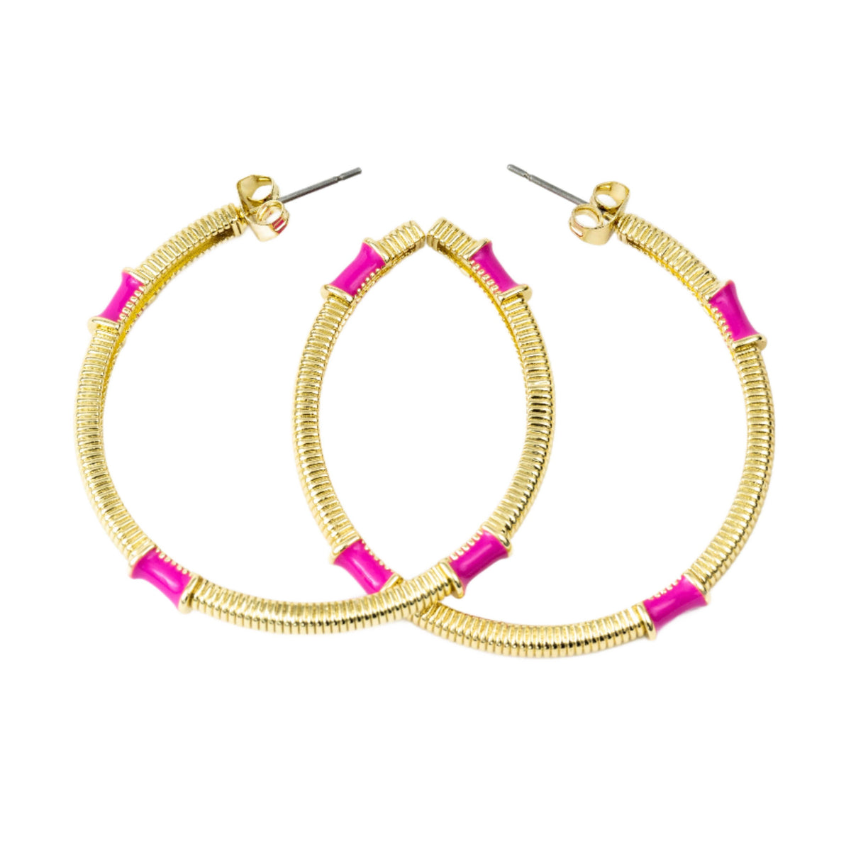 Jasmine Hoop Earrings