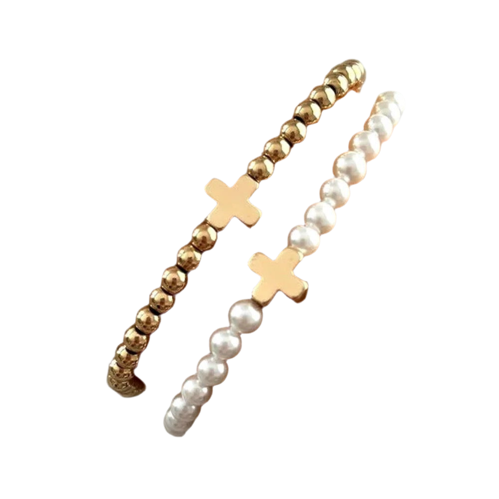 Gracie Cross Stretch Bracelet