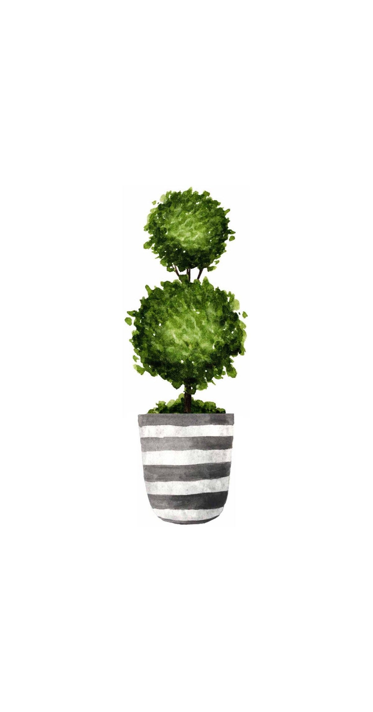 Topiary Pot Printed Guest Towel (16ct)