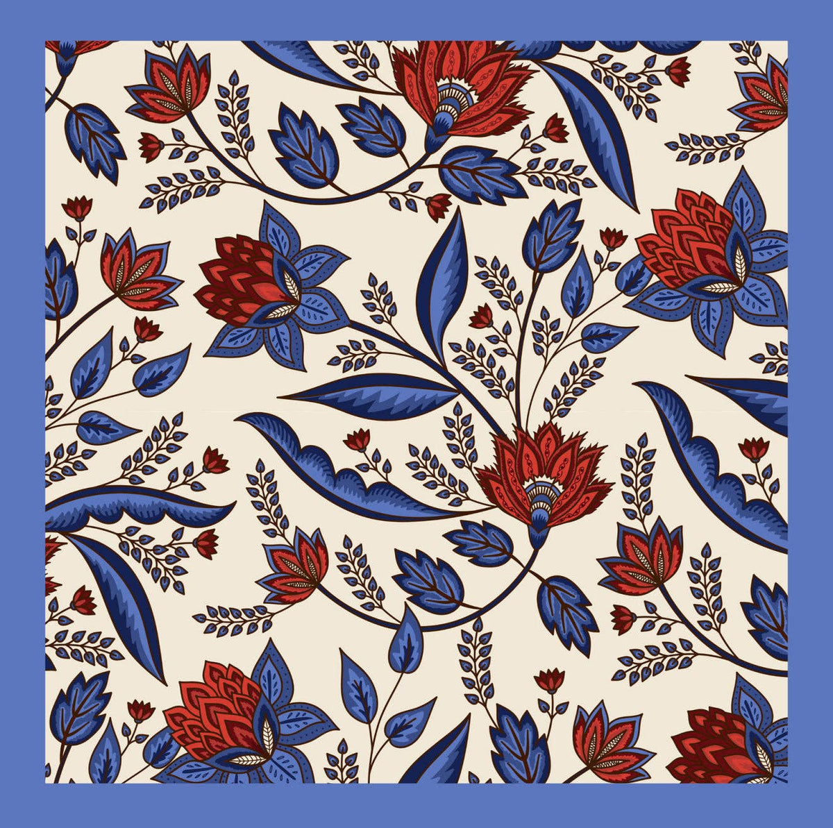 Lotus Paisley Cocktail Napkin (20ct)