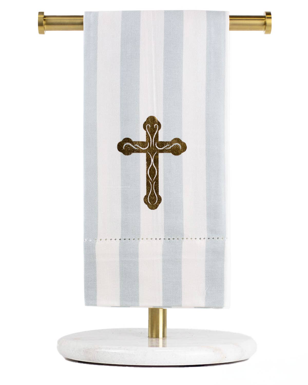 Everlasting Cross Hemstitch Hand Towel