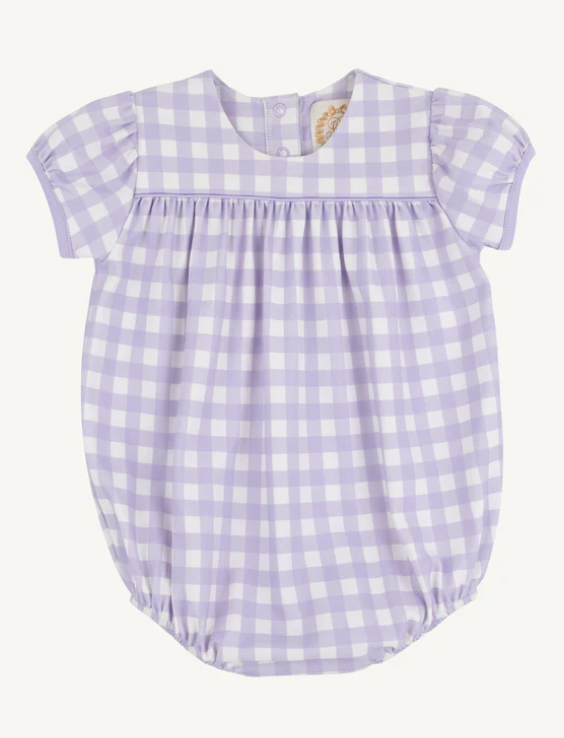 TBBC Lauderdale Lavender Gingham Blythe Bubble Pima