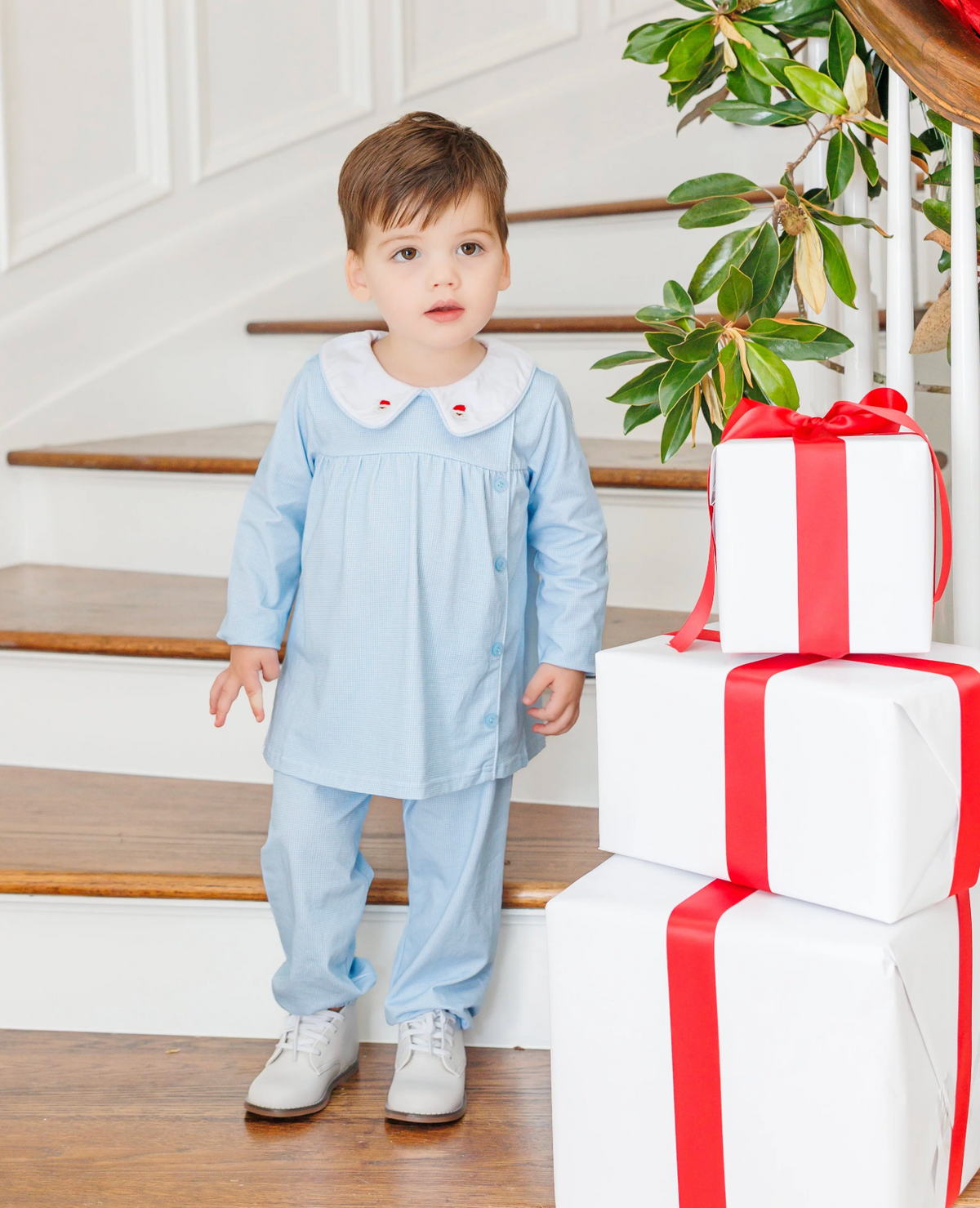 A Classic Christmas Bloomer Pants Set (boy)