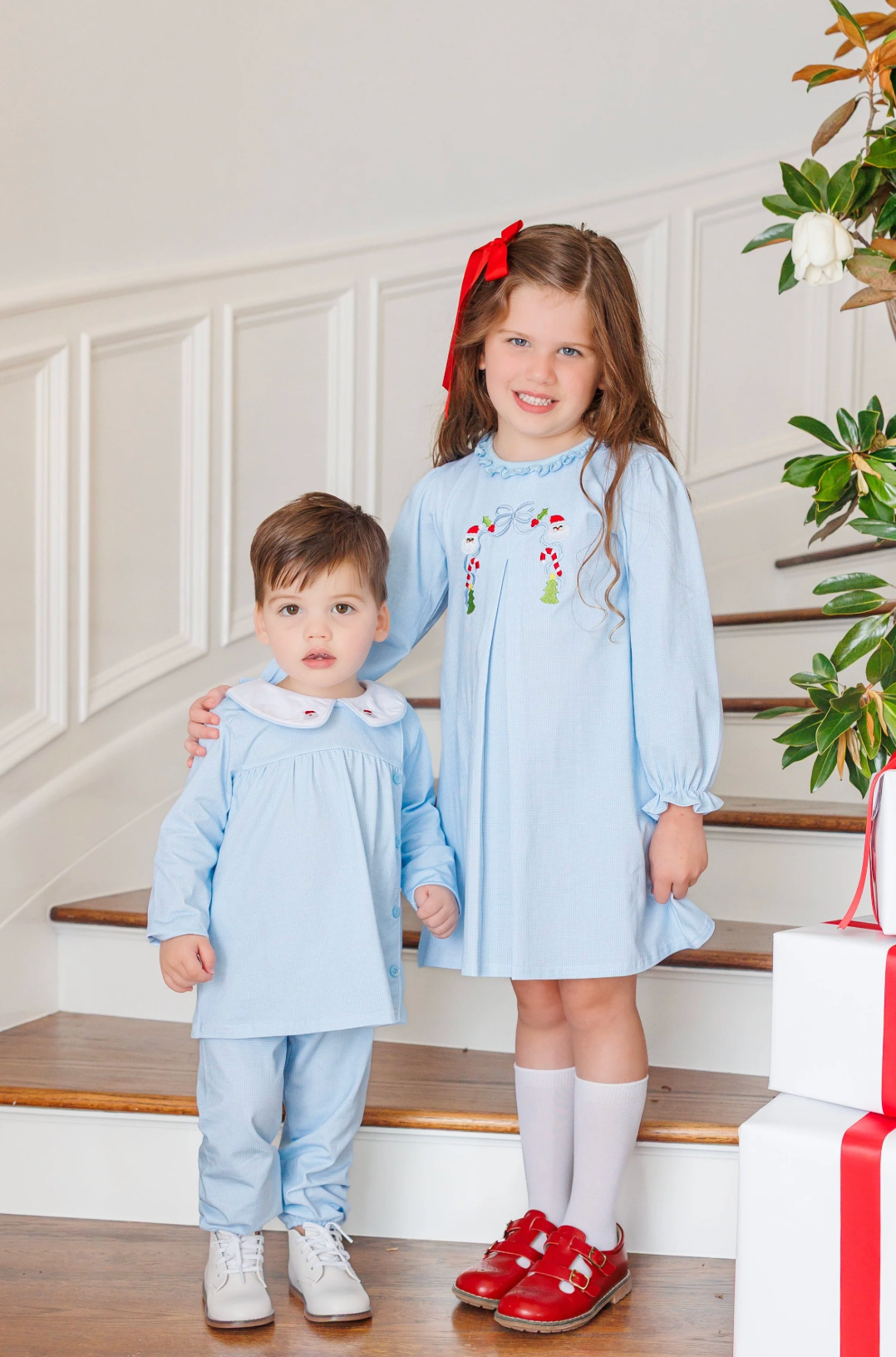 A Classic Christmas Bloomer Pants Set (boy)