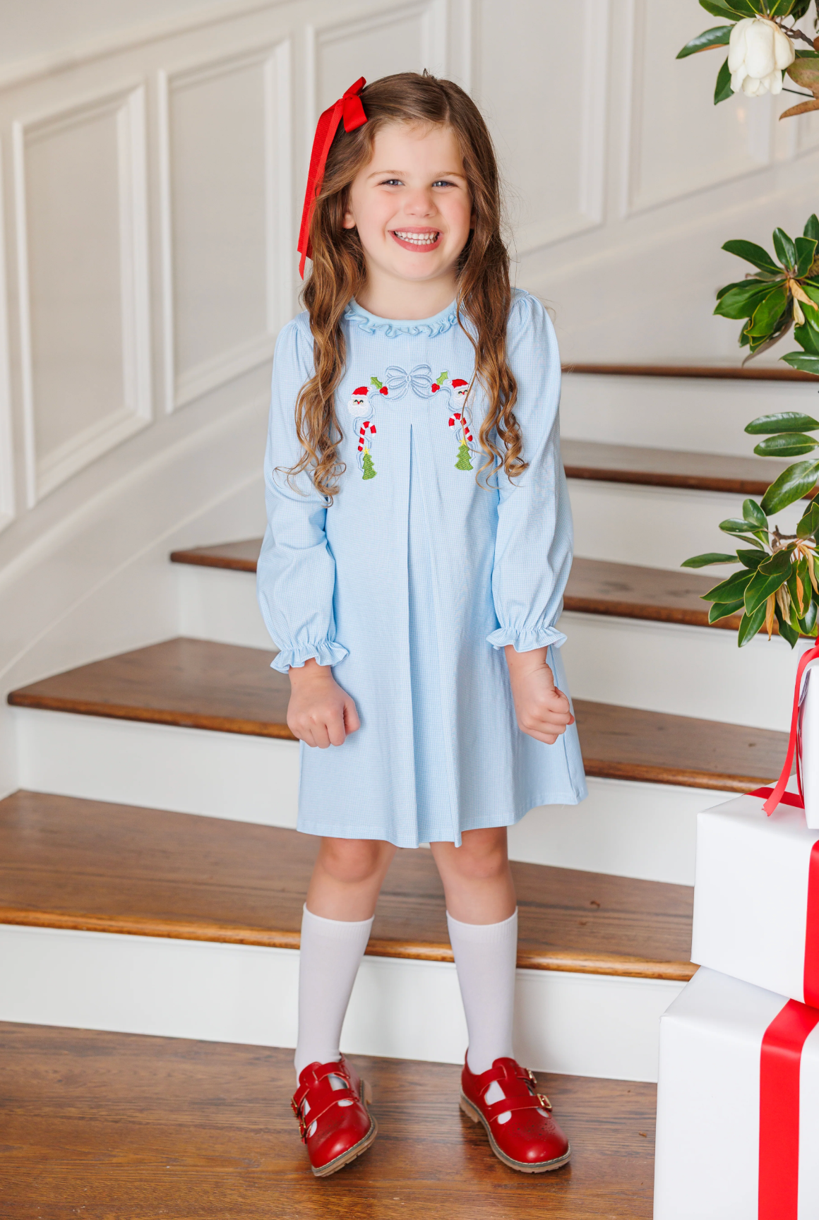 A Classic Christmas Pleat Dress