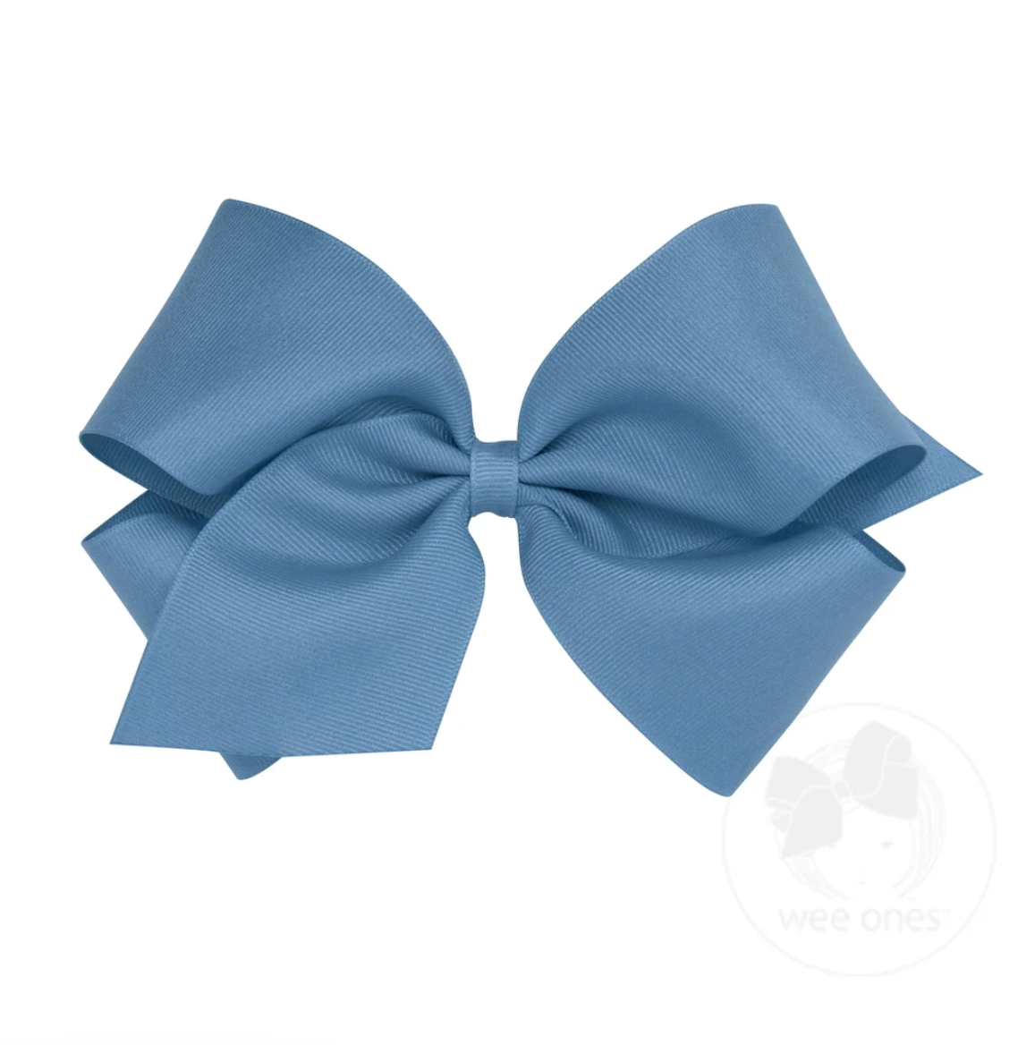 King Classic Grosgrain Hair Bow (Plain Wrap)- Wee Ones