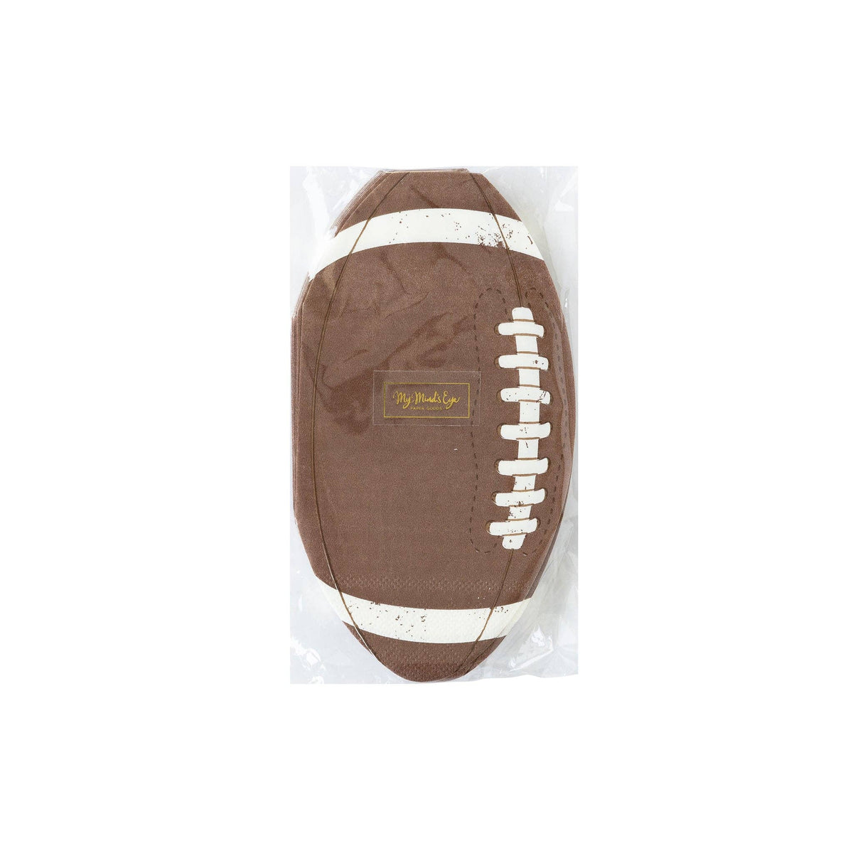 Football Shaped Paper Dinner Napkin (24ct)
