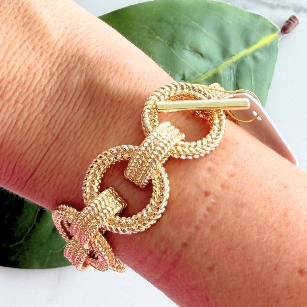 Golden Grove Toggle Bracelet