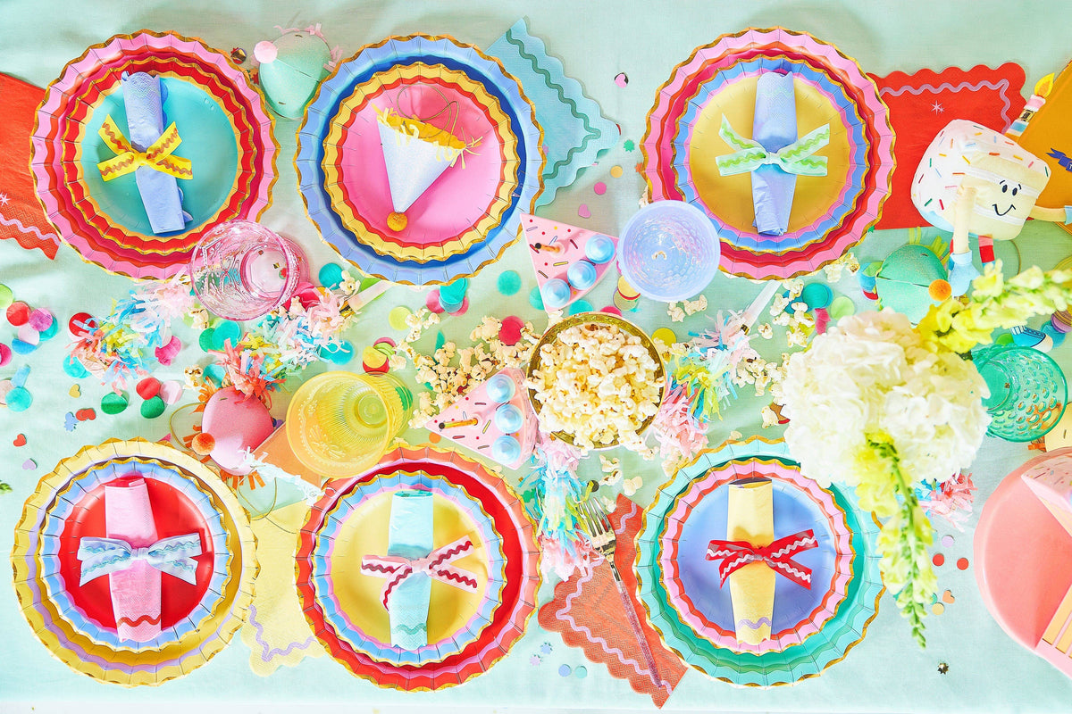 Top Off The Fun Mini Glitter Party Hats Set (8 ct)