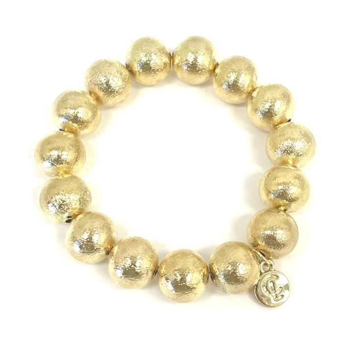 Romi Textured Ball Bracelet
