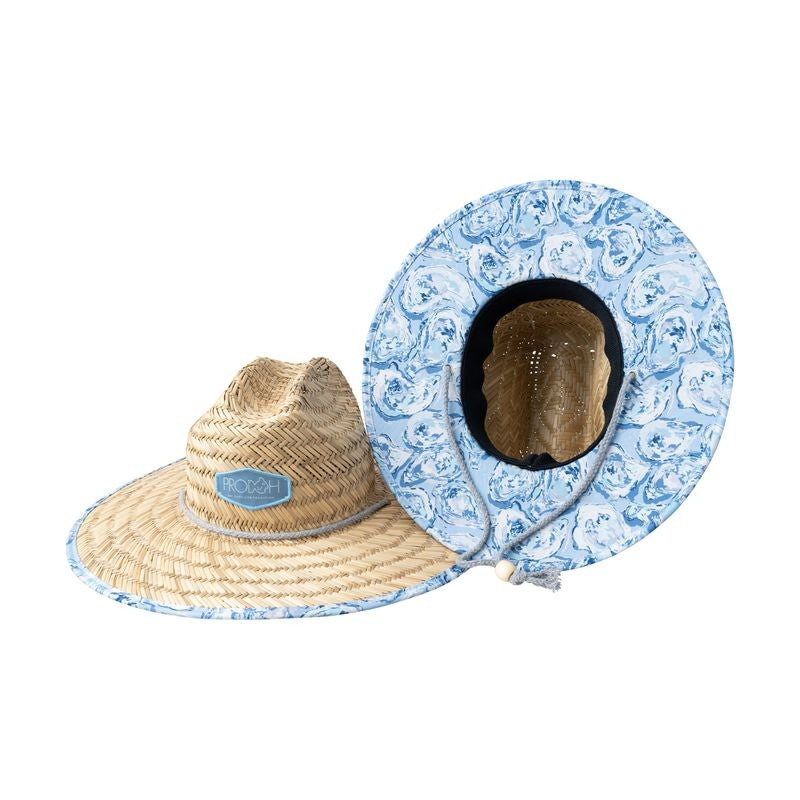 Prodoh Oyster Print Kids Straw Lifeguard Hat