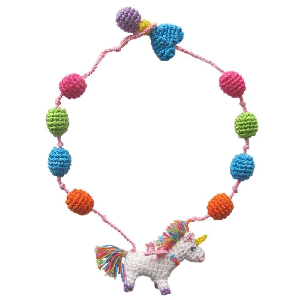 Lemon Loves Lime Unicorn Necklace