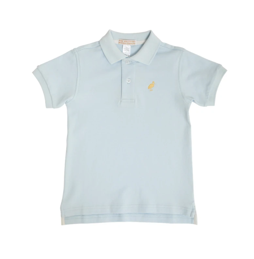 TBBC Prim & Proper Polo SS BuckheadBlu/Bellport Butter Yellow