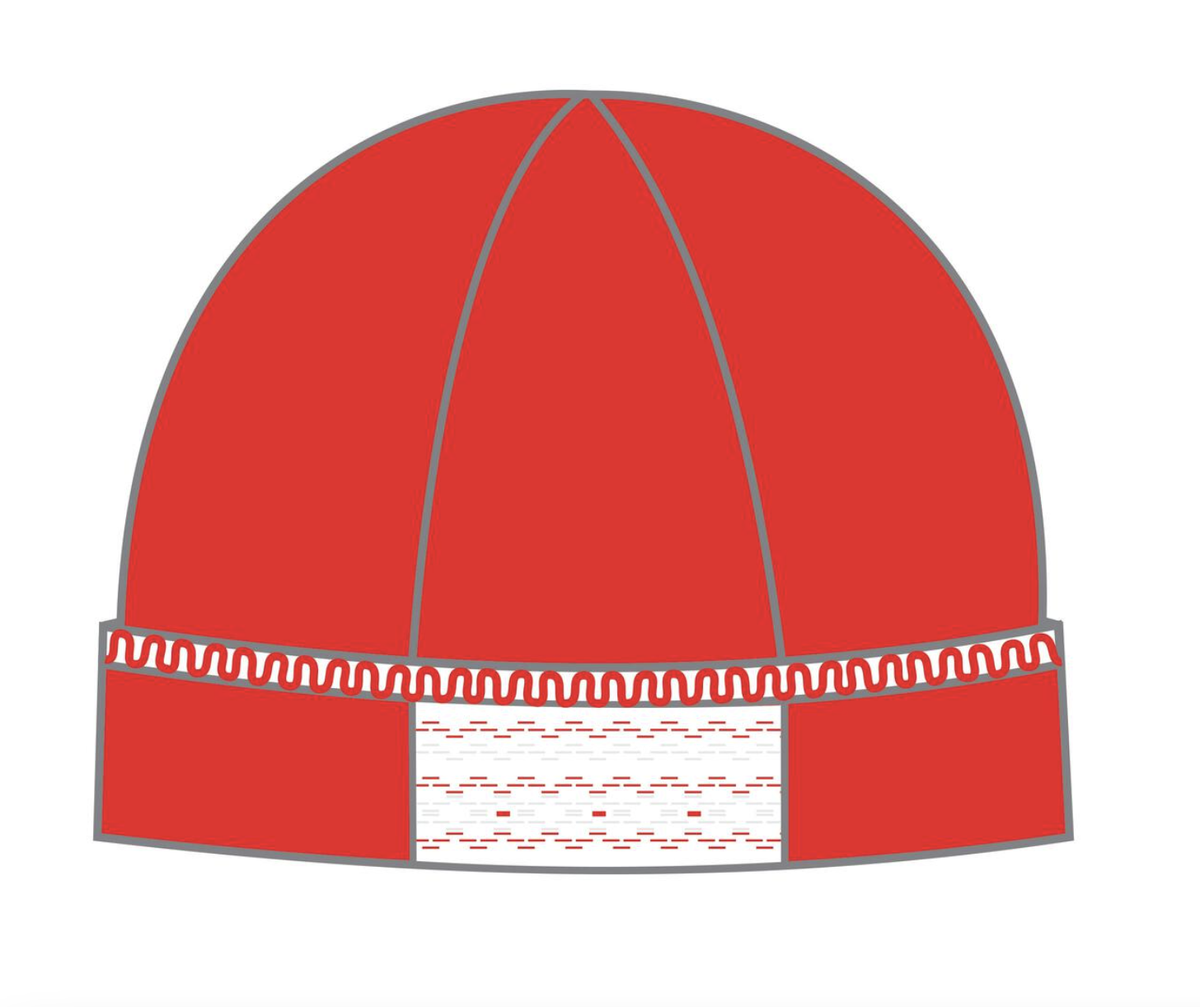 MB Clara & Colton Smocked Boy Hat Red