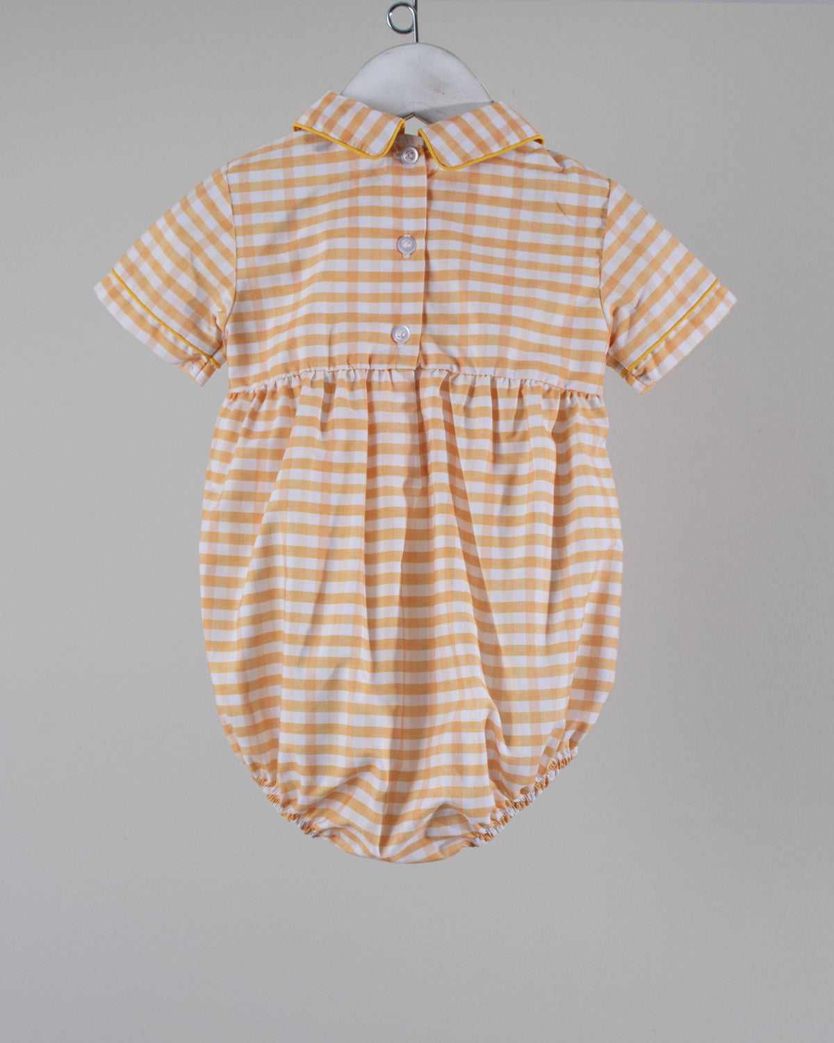 Orange Plaid Benjamin Bubble