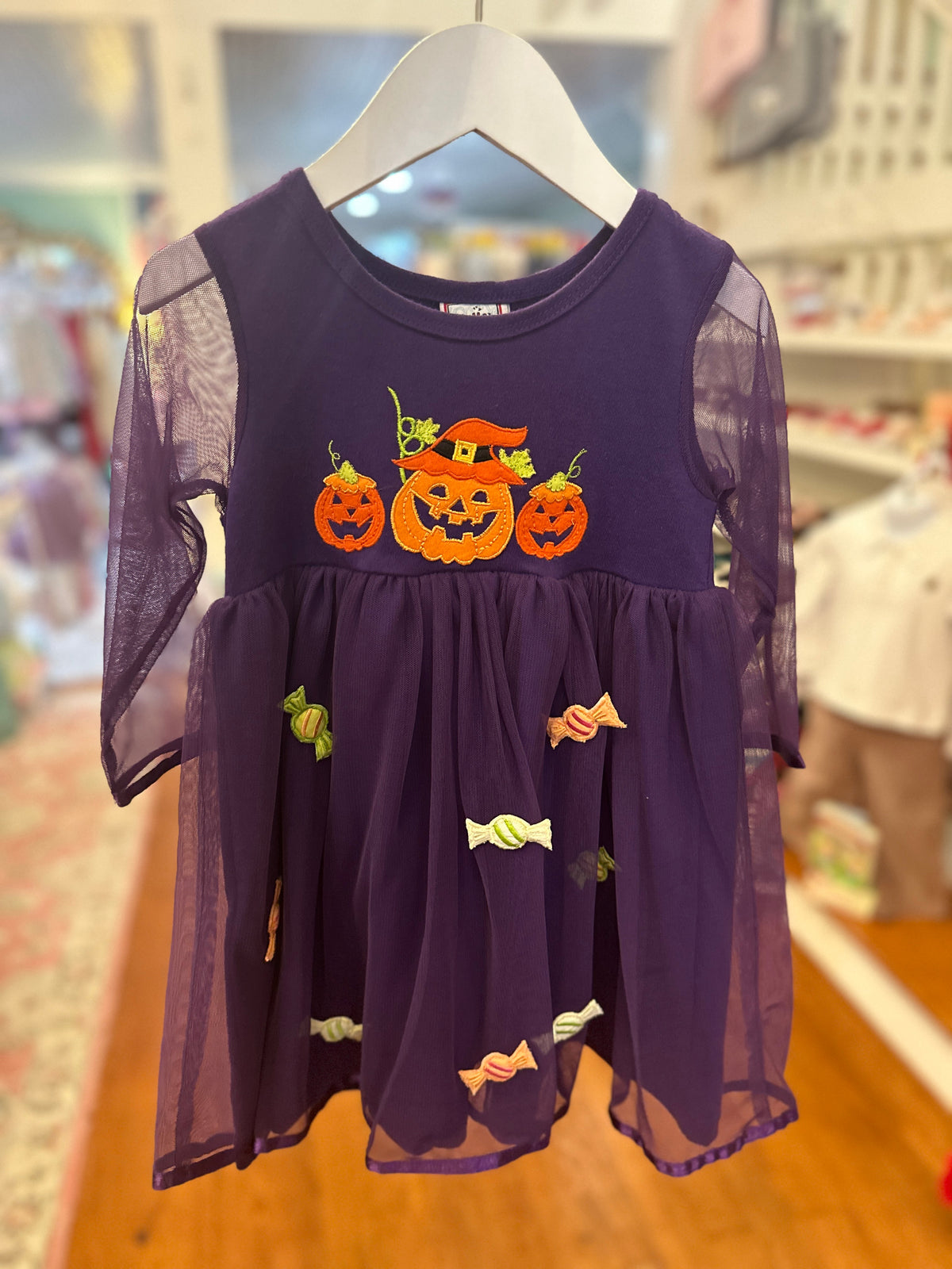 Cotton Kids Jack O Lanterns Dress