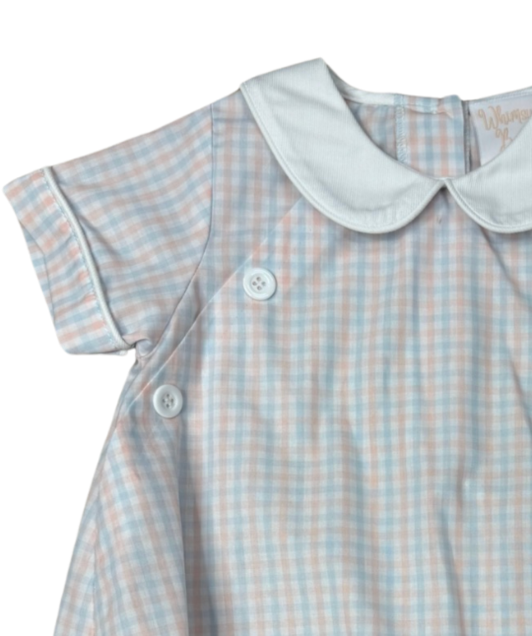 WBK Classic Spring Plaid Collared Bubble
