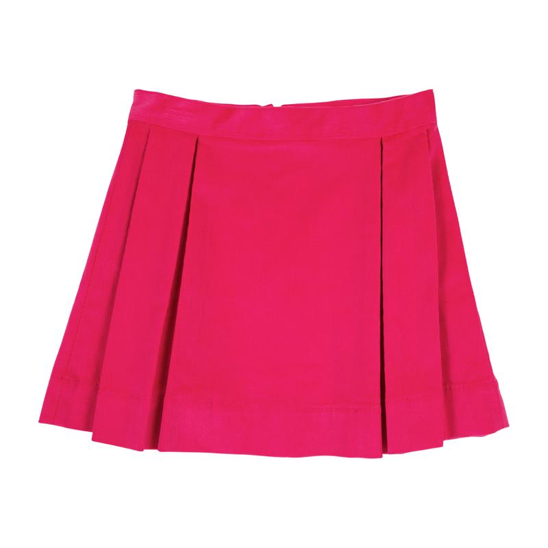 TBBC Parson Pleated Skirt Raleigh Raspberry