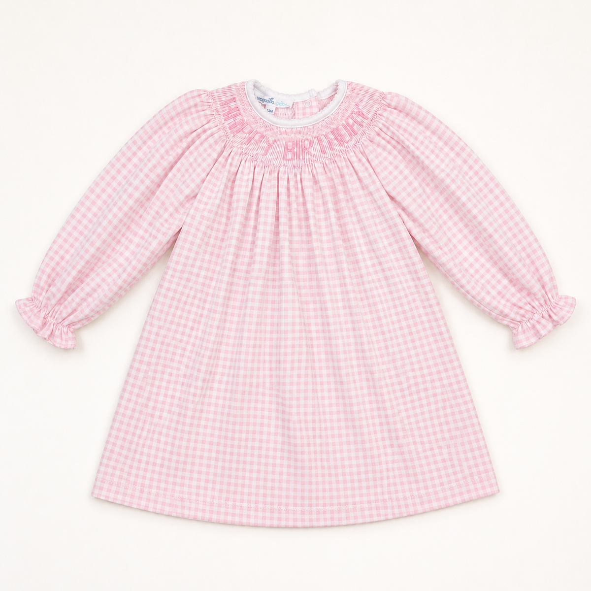 Birthday Classics Bishop Long Sleeve Dress - Pink