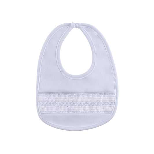 Baby Boy's Smocked Argyle Bib