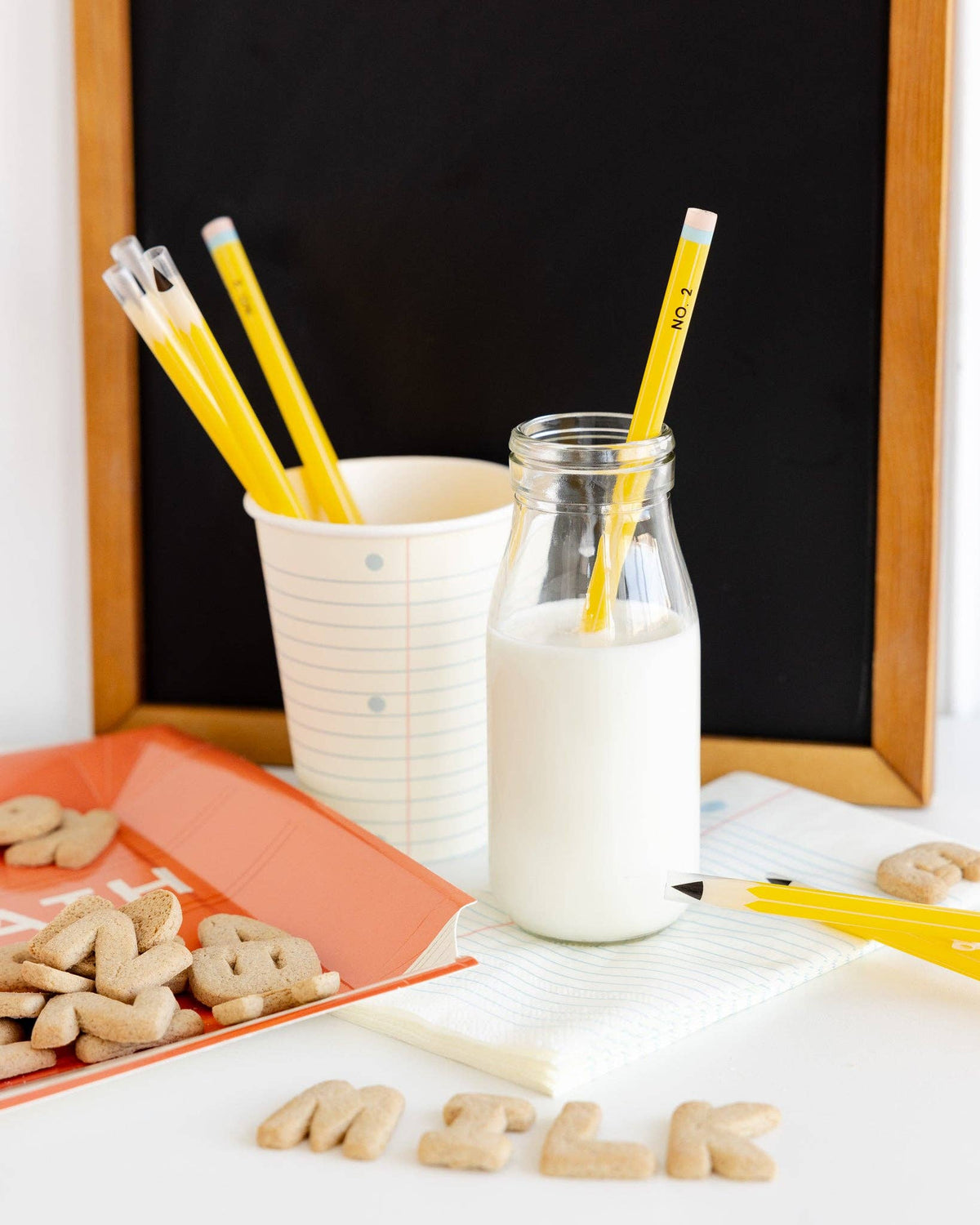 Pencil Reusable Straws (12ct)