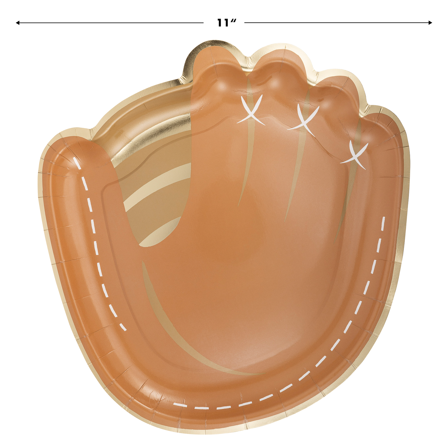 Baseball Mitt Shaped Paper Plate (8ct)