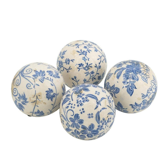 Blue & White Decorative Ball