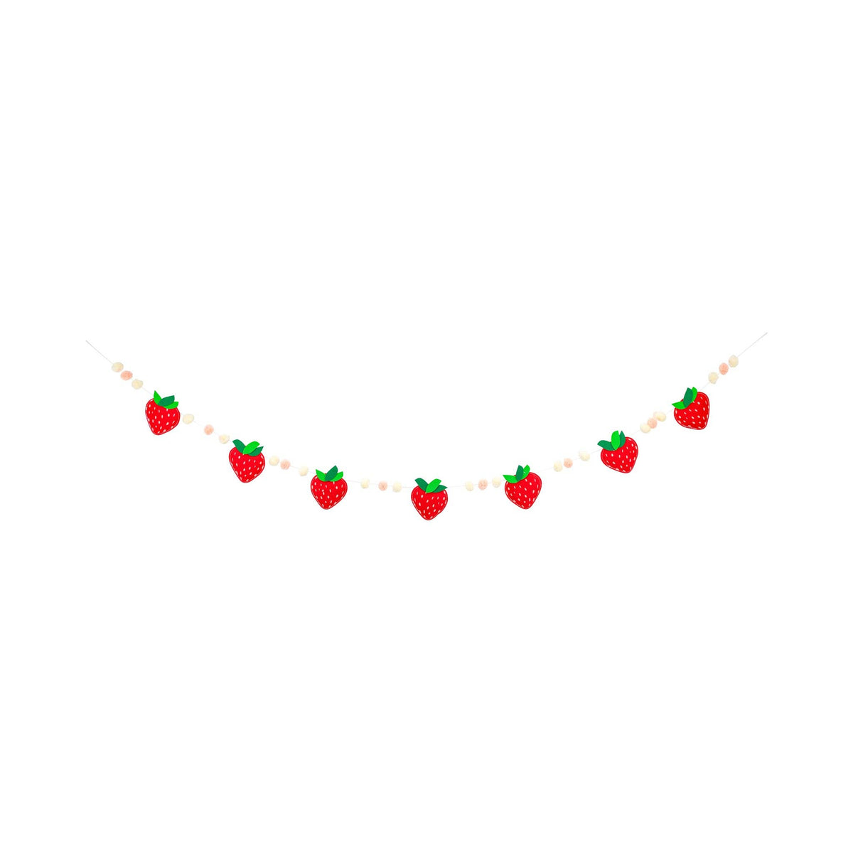 Strawberry Felt Banner