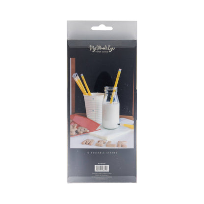 Pencil Reusable Straws (12ct)
