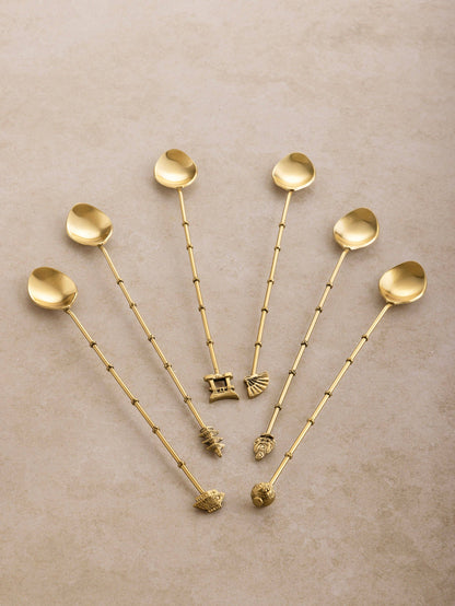Magnolia Cocktail Stirrers – Set of 6