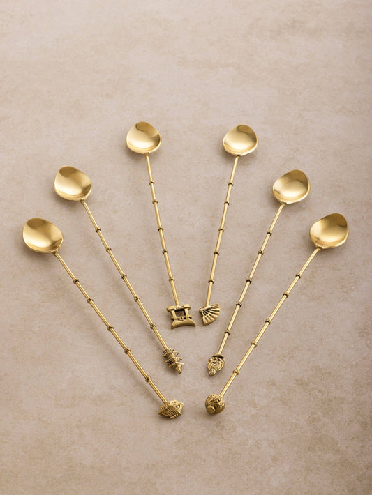 Magnolia Cocktail Stirrers – Set of 6