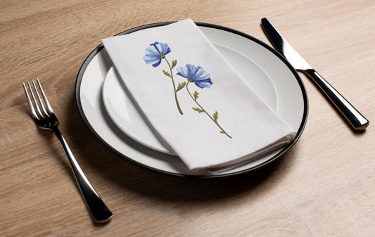 Blue Daffodil Guest Towel (16ct)