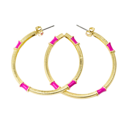 Jasmine Hoop Earrings