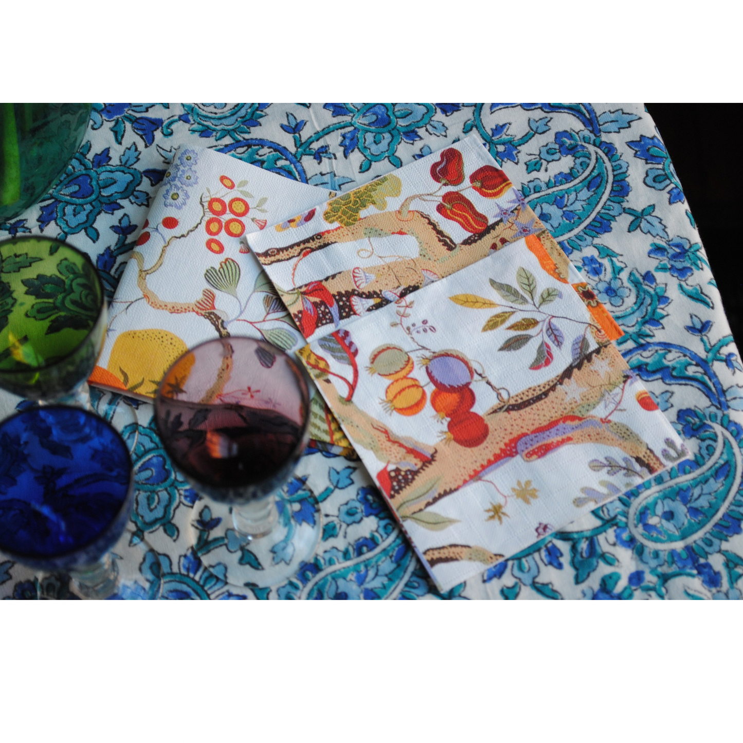 Pomegranate Tree Cocktail Napkins (25ct)