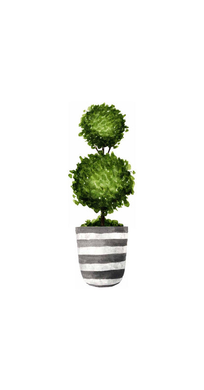 Topiary Pot Printed Guest Towel (16ct)
