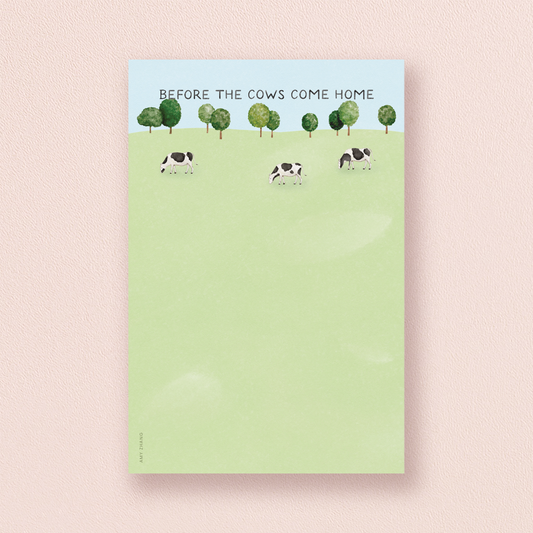 Before The Cows Come Home List Notepad