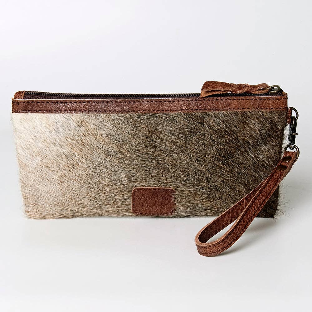 Hide Leather Wristlet