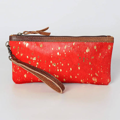 Hide Leather Wristlet