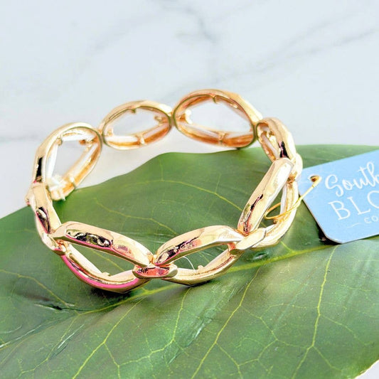 Golden Link Bracelet