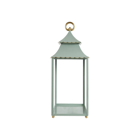 Scalloped Metal Lantern Mint