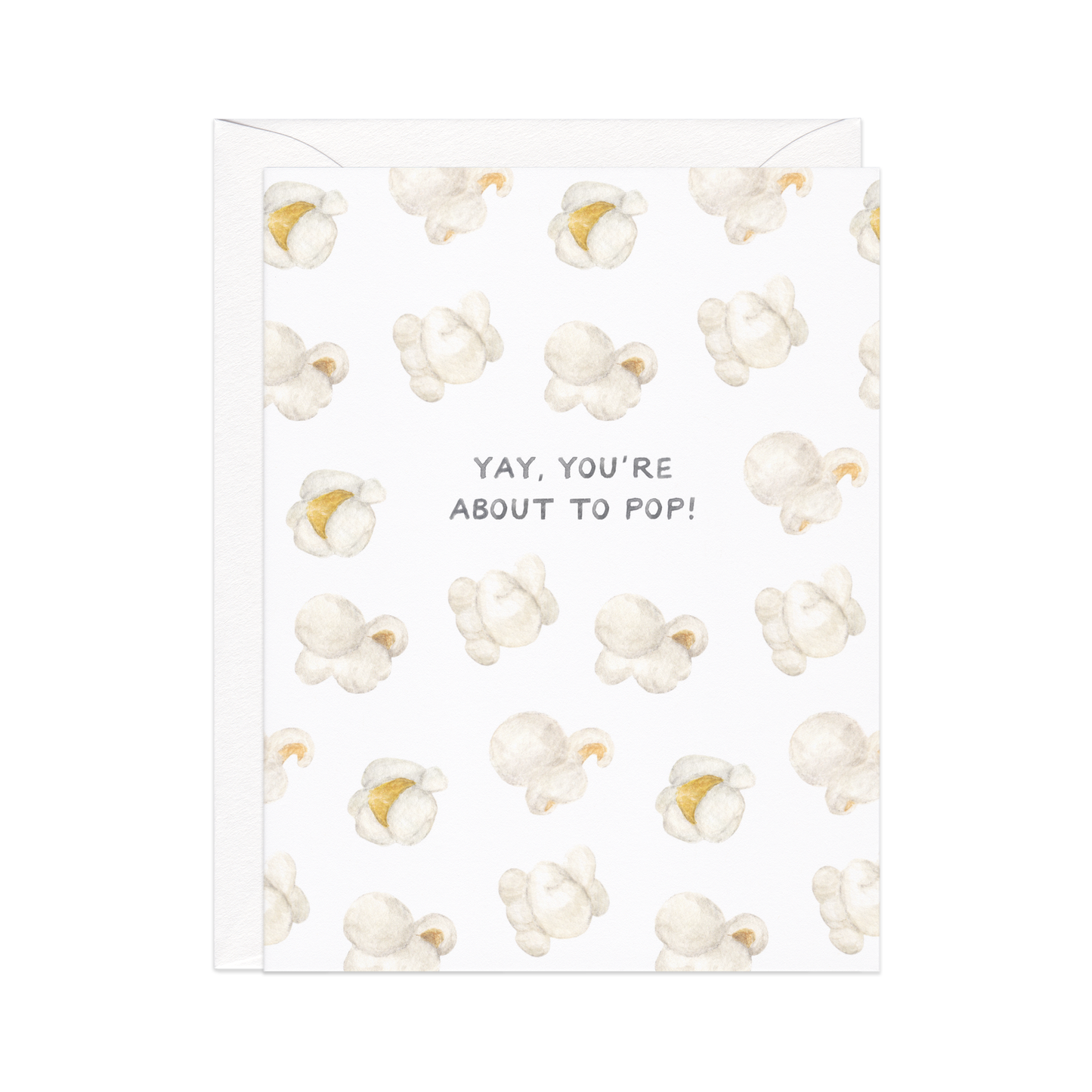 About To Pop Pregnancy Greeting Card