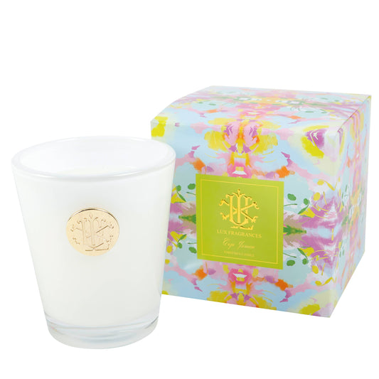 LUX: Cape Jasmine 8 oz Designer Box Candle