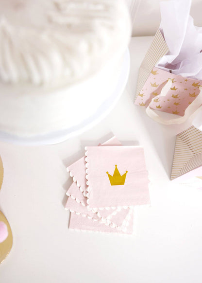 Princess Crown Cocktail Napkin (18ct)