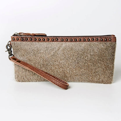 Hide Leather Wristlet