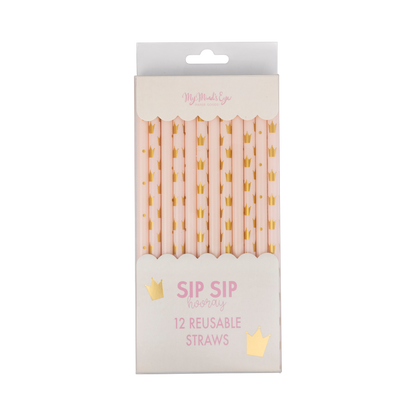 Princess Reusable Straws (12ct)