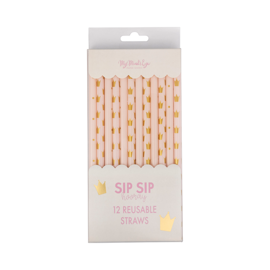 Princess Reusable Straws (12ct)
