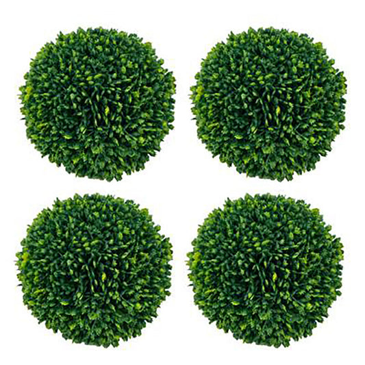 Faux Boxwood Ball Bowl Filler - Green