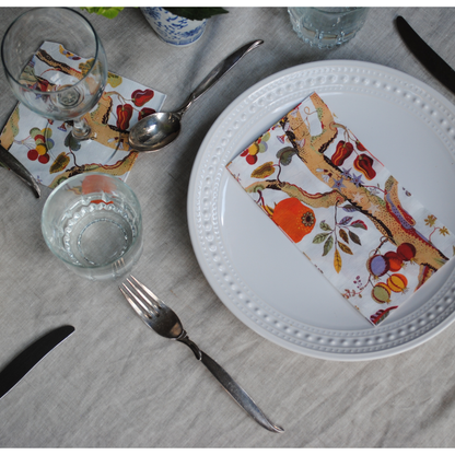 Pomegranate Tree Cocktail Napkins (25ct)